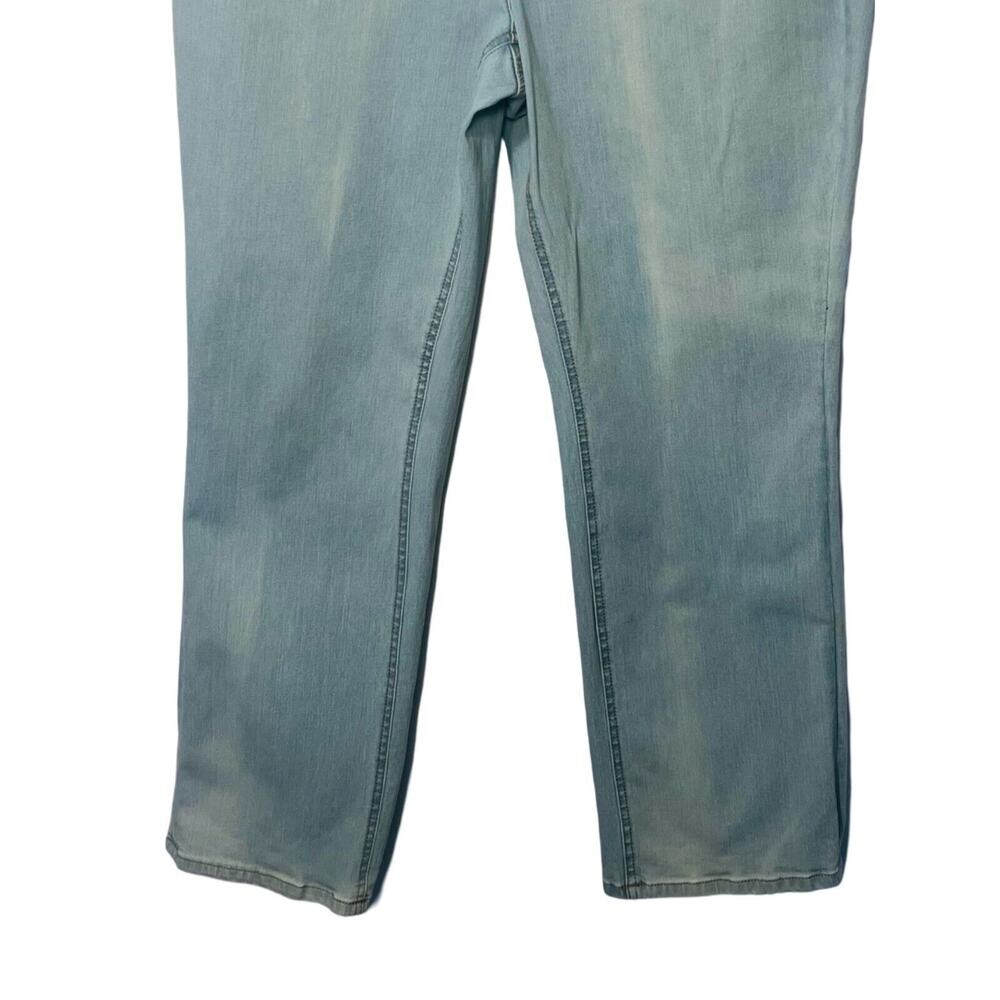 C.Wonder Jeans Womens Size 12 Light Wash Denim Straight Leg MId Rise Stretch Lux - Picture 9 of 11